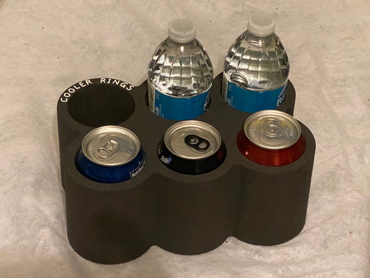 Cooler Rings - 6 Ring - Snowmobile - Standard Size Can